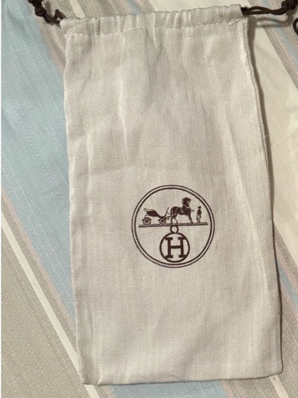 Hermès Logo Dust Bag
